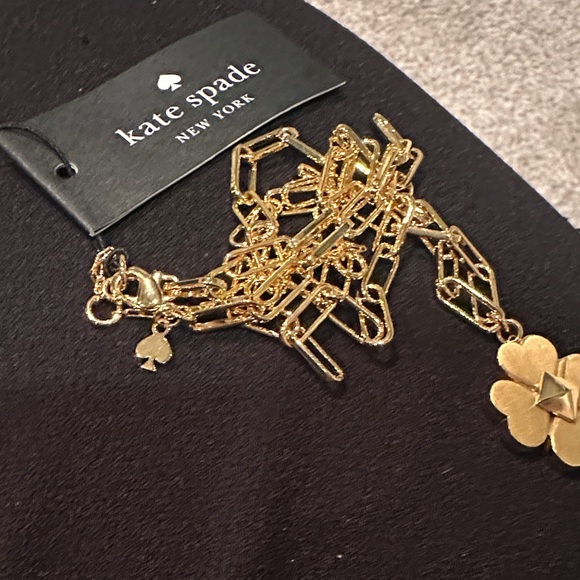 Kate Spade Gold Flower Necklace - Picture 2 of 6